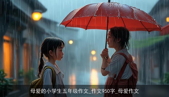 母爱的小学生五年级作文_作文950字_母爱作文