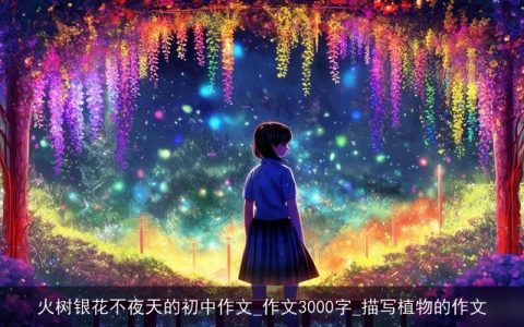 火树银花不夜天的初中作文_作文3000字_描写植物的作文