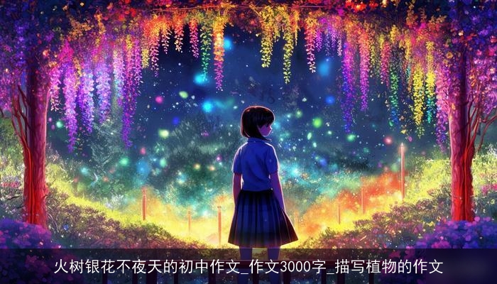 火树银花不夜天的初中作文_作文3000字_描写植物的作文