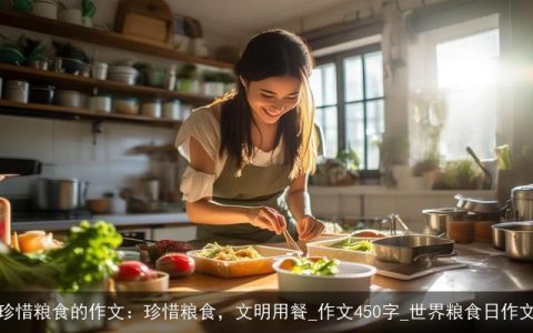 珍惜粮食的作文：珍惜粮食，文明用餐_作文450字_世界粮食日作文