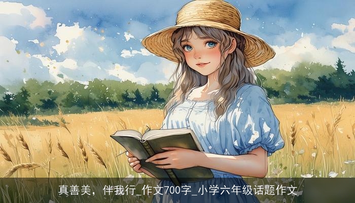 真善美，伴我行_作文700字_小学六年级话题作文