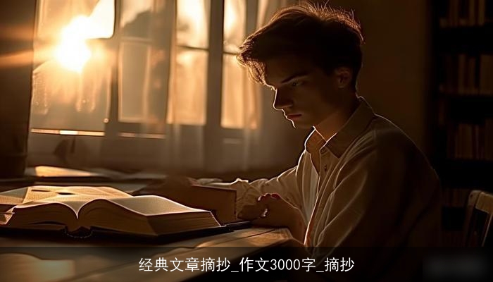 经典文章摘抄_作文3000字_摘抄