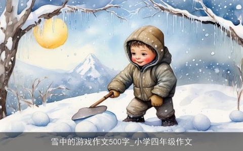 雪中的游戏作文500字_小学四年级作文