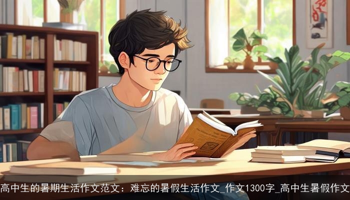 高中生的暑期生活作文范文：难忘的暑假生活作文_作文1300字_高中生暑假作文